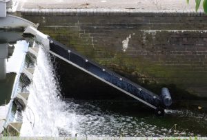 Eel pass at Castle Mills weir