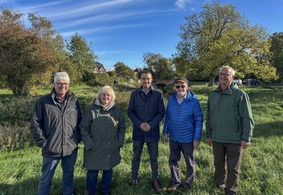 Alistair Grey, Barbara Hilton, Luke Charters MP, Mike Grey and Alastair Fitter